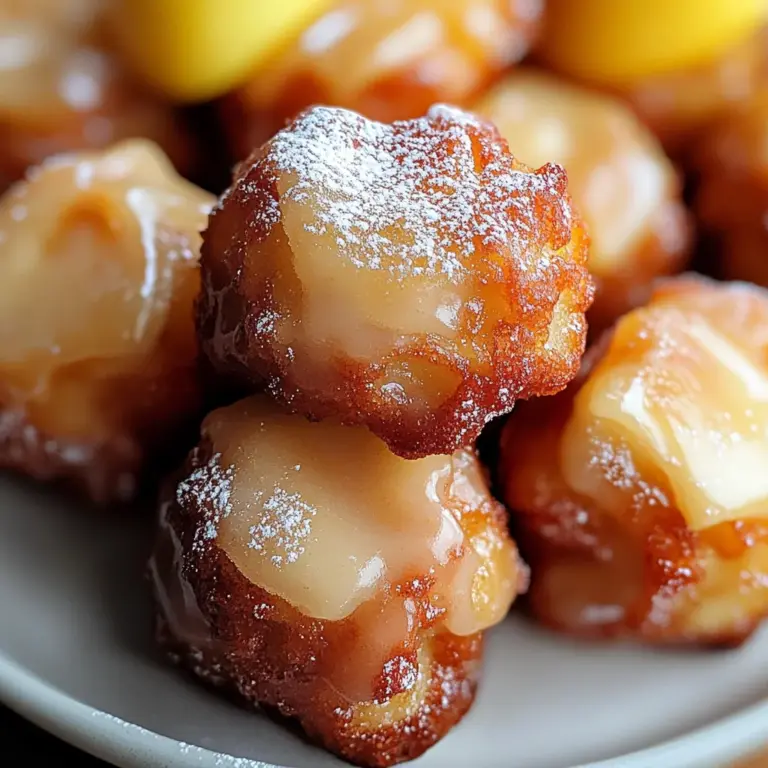 Apple Fritter Bites
