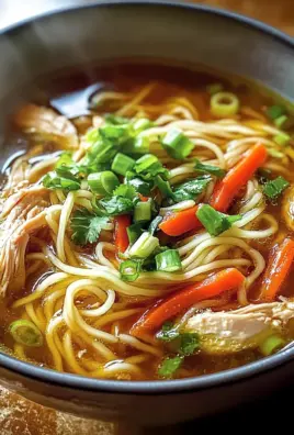 Aromatic Ginger Garlic Chicken Noodle Soup - Alrightwithme