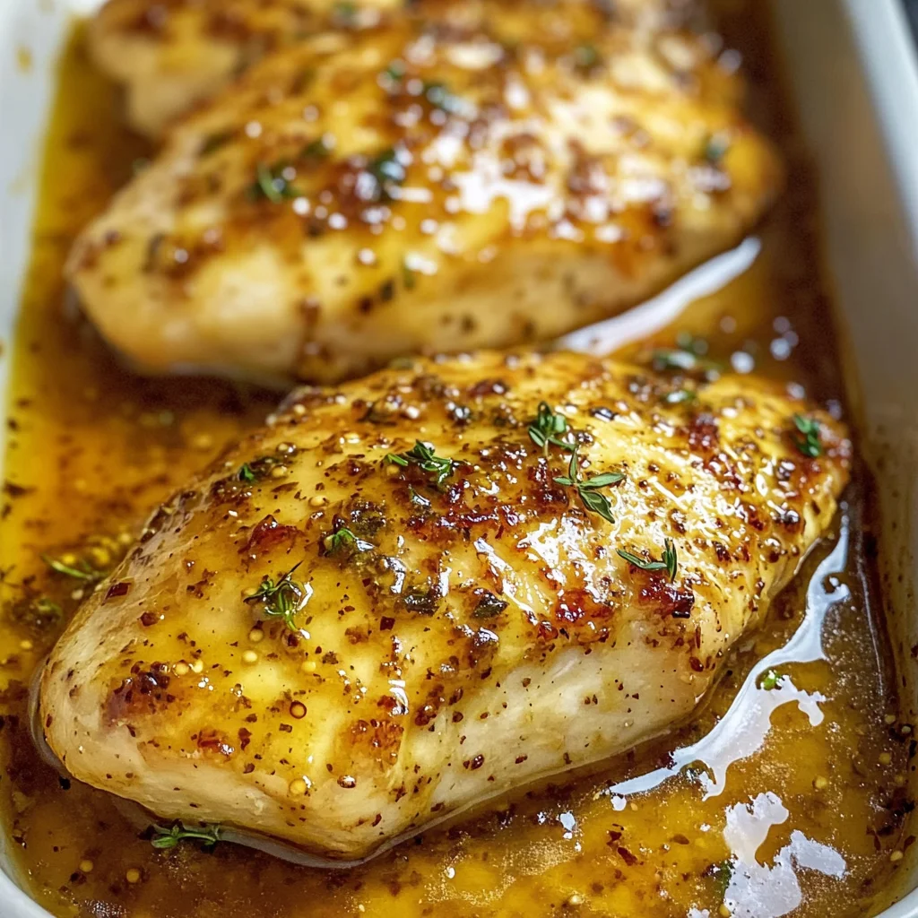 Baked Honey Mustard Chicken Breasts