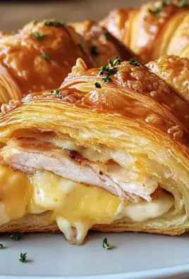 Baked Turkey and Cheese Croissant Recipe