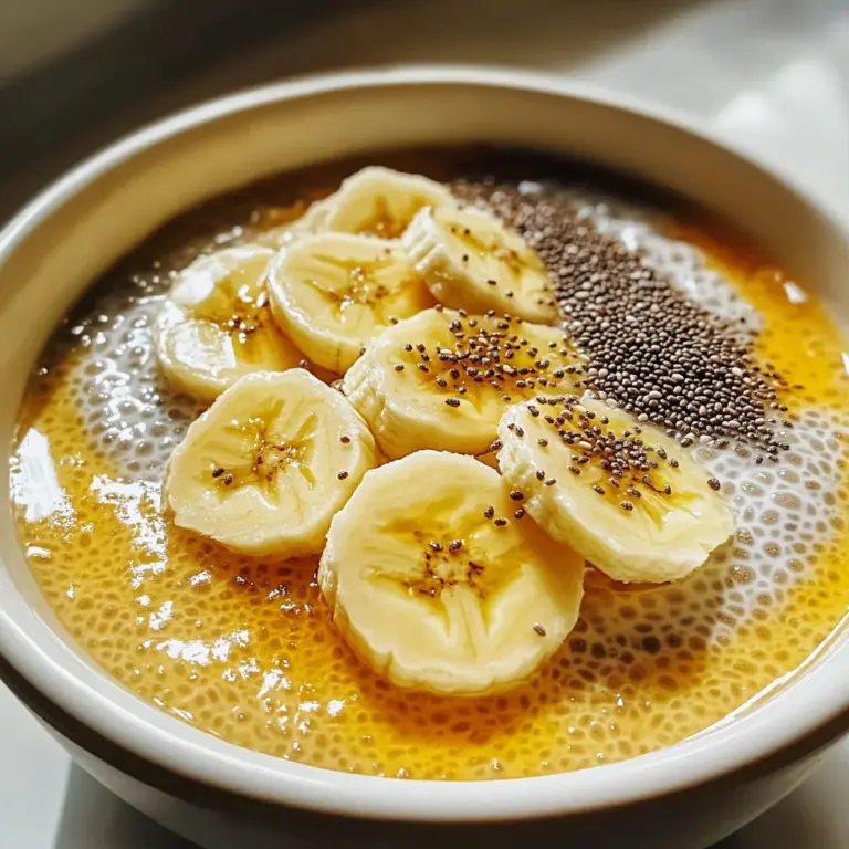 Banana Coconut Milk Chia Seed Pudding