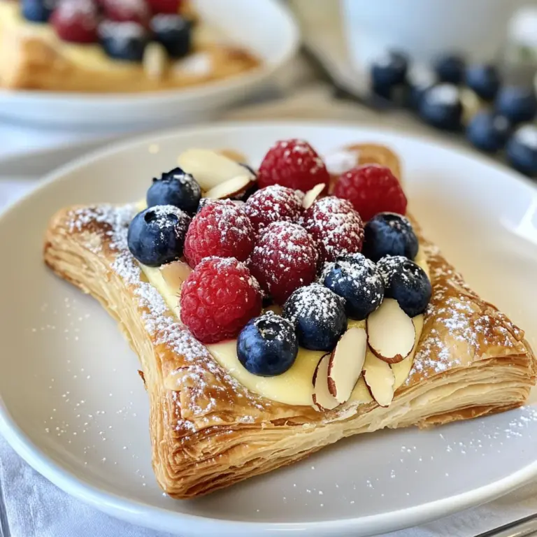 Berry Custard Pastry with Italian Crema Pasticcera
