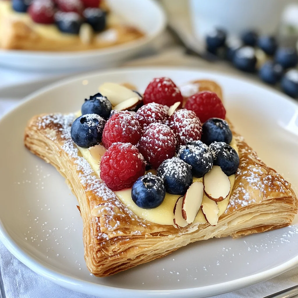 Berry Custard Pastry with Italian Crema Pasticcera