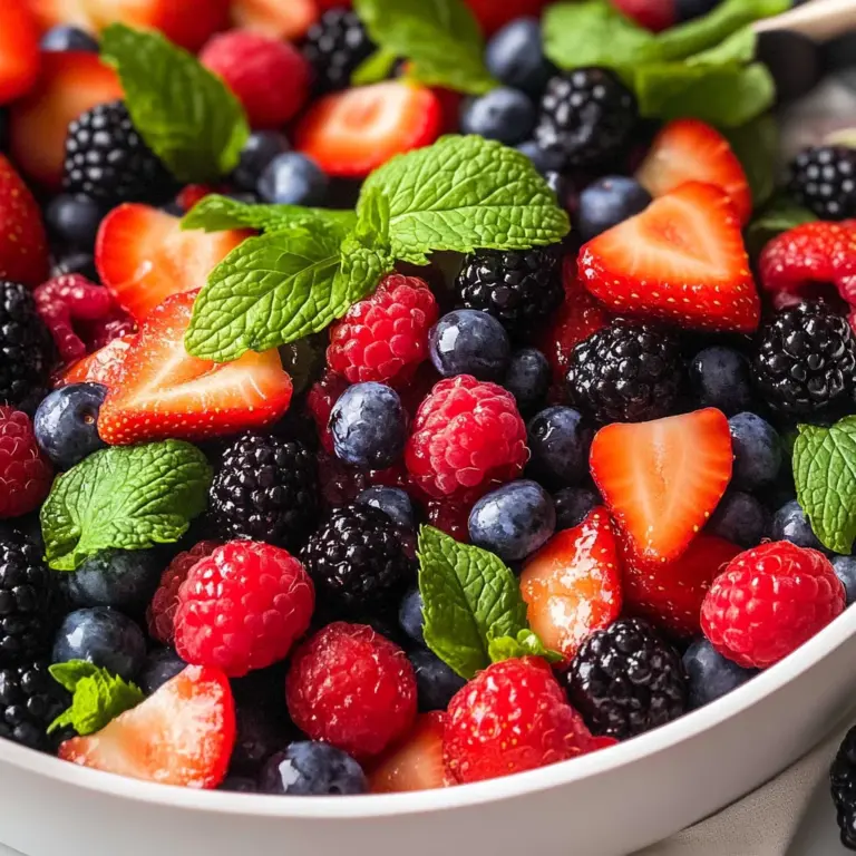 Berry Salad with Mint