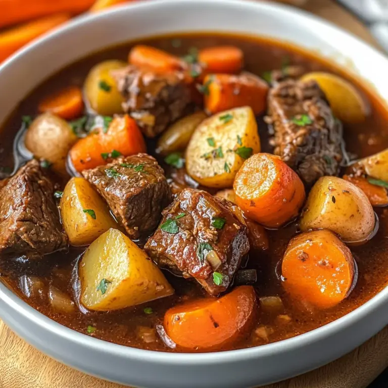 Best Beef Stew in Red apple vinegar Sauce