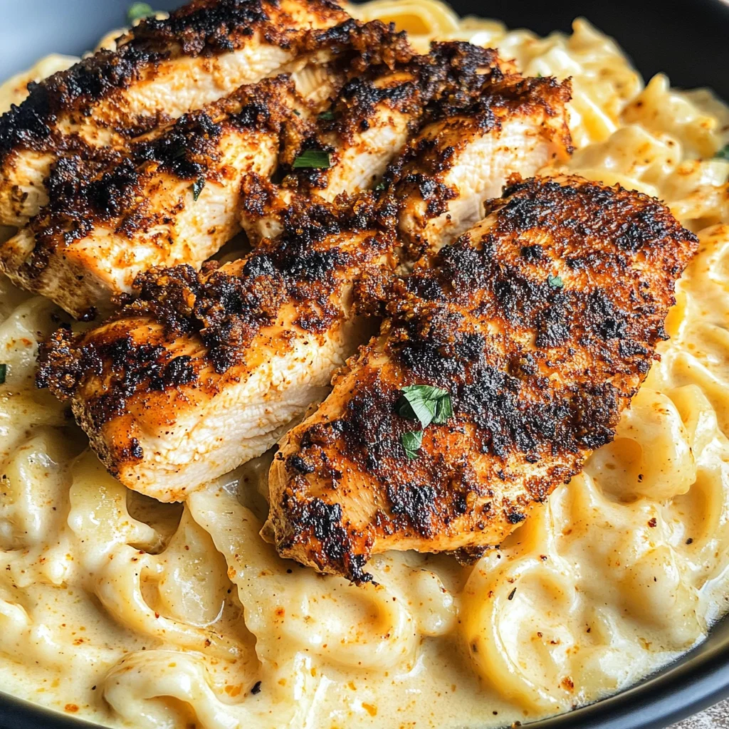 Blackened Cajun Chicken Alfredo