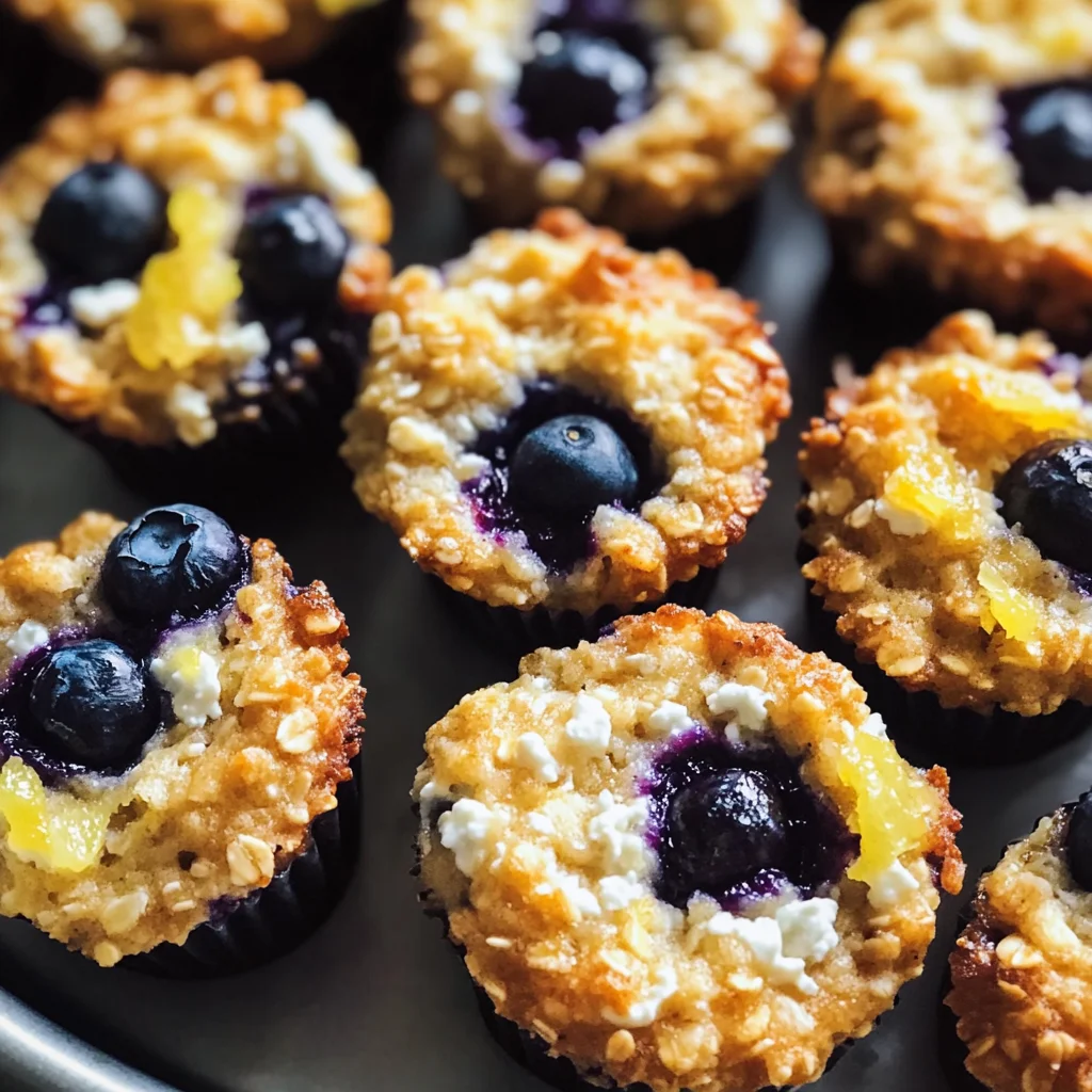 Blueberry and Lemon Zest Cottage Cheese Bites