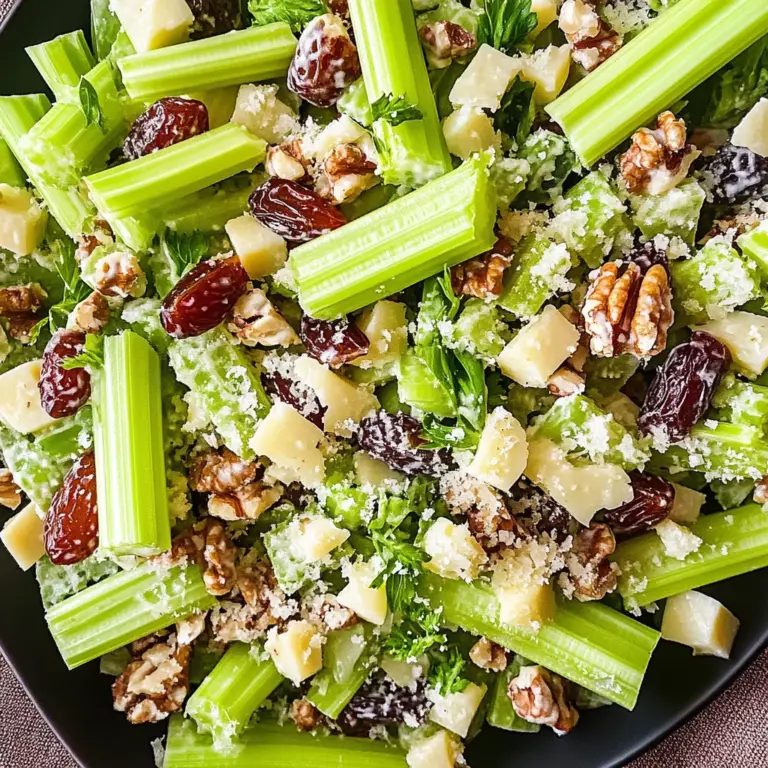 Celery Parmesan Date Salad