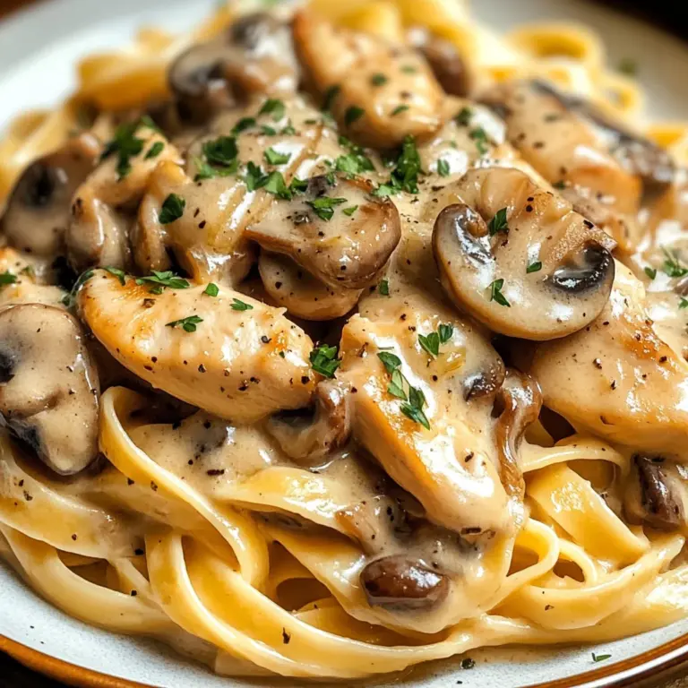 Chicken Marsala Pasta