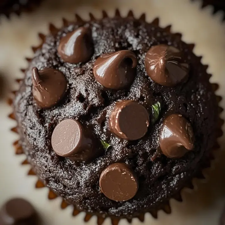 Chocolate Spinach Muffins