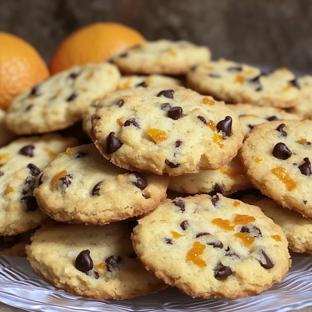 Chocolate orange shortbread