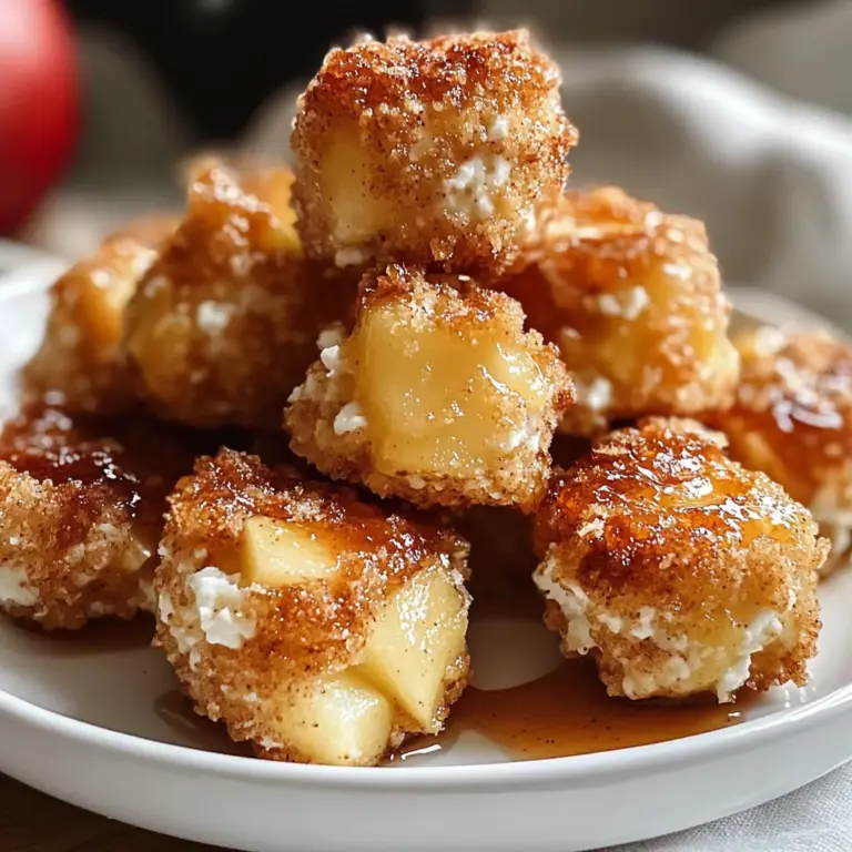 Cinnamon Apple Cottage Cheese Bites