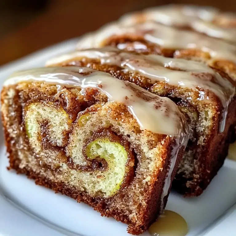 Cinnamon Roll Zucchini Bread