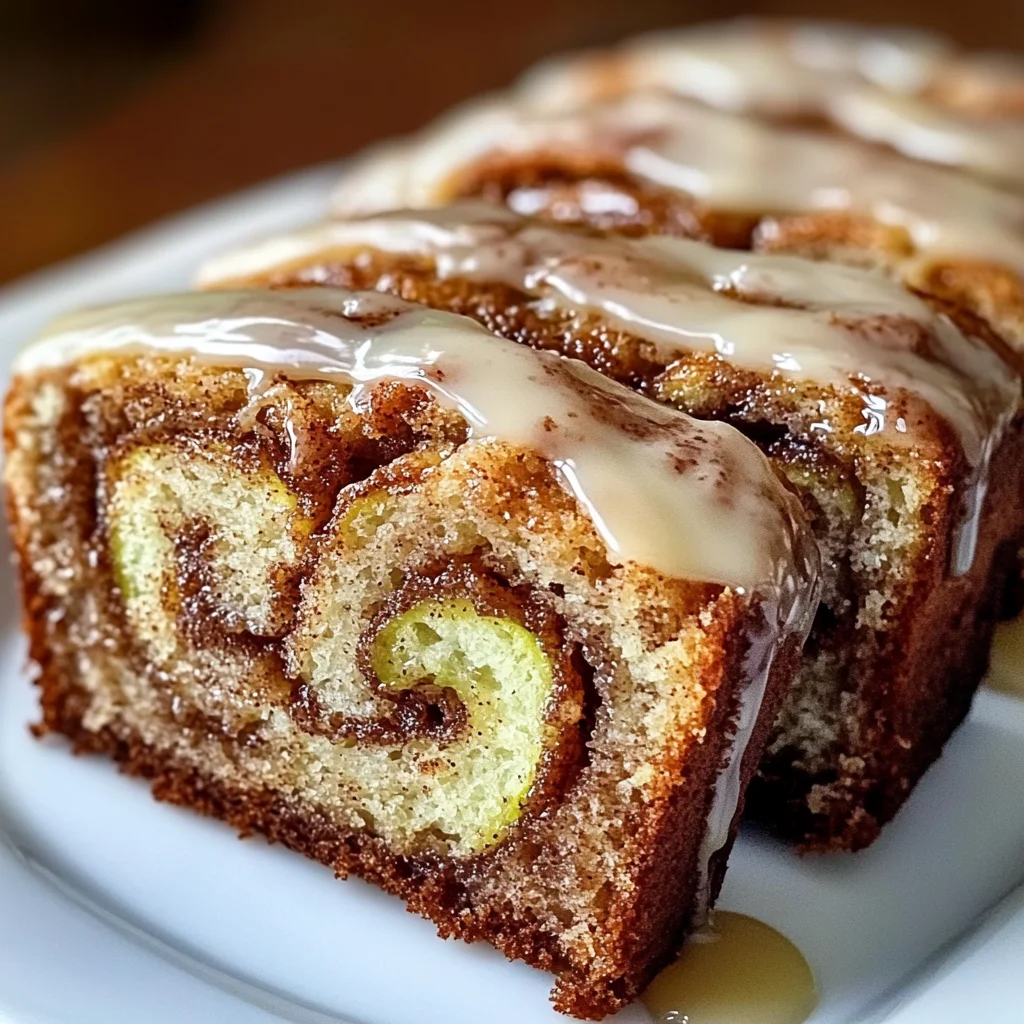 Cinnamon Roll Zucchini Bread