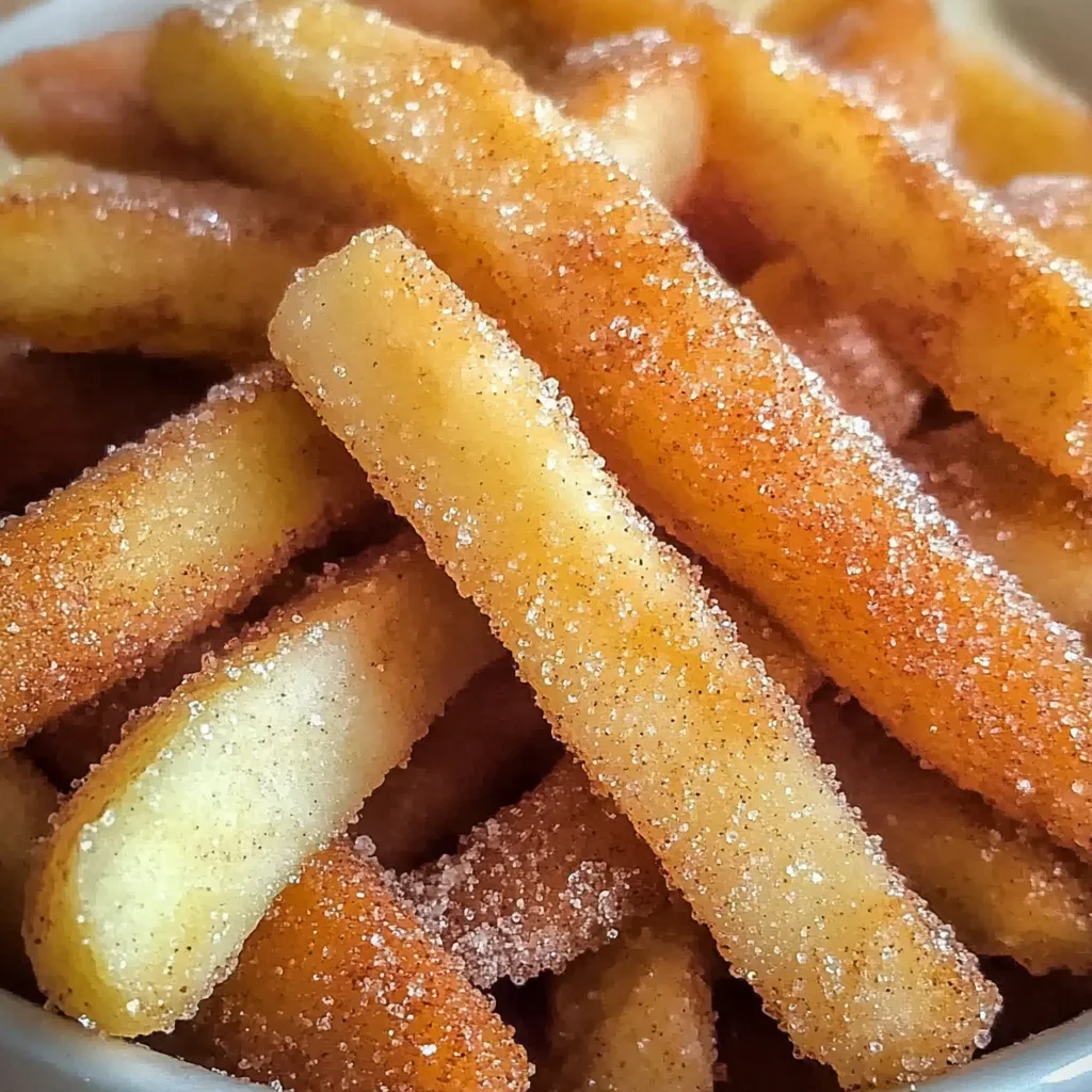 Cinnamon Sugar Apple Fries