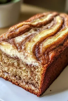 Cream Cheese Cinnamon Swirl Banana Bread