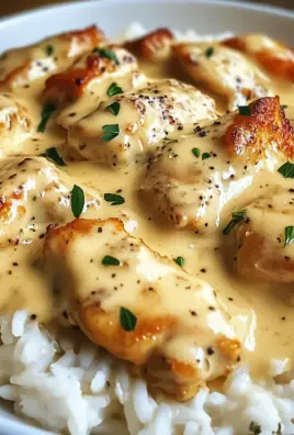 Creamy Smothered Chicken and Rice