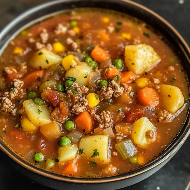 Crockpot Vegetable Beef Soup