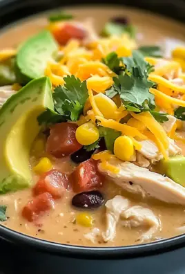 Crockpot White Chicken Chili – Easy, Creamy & Hearty