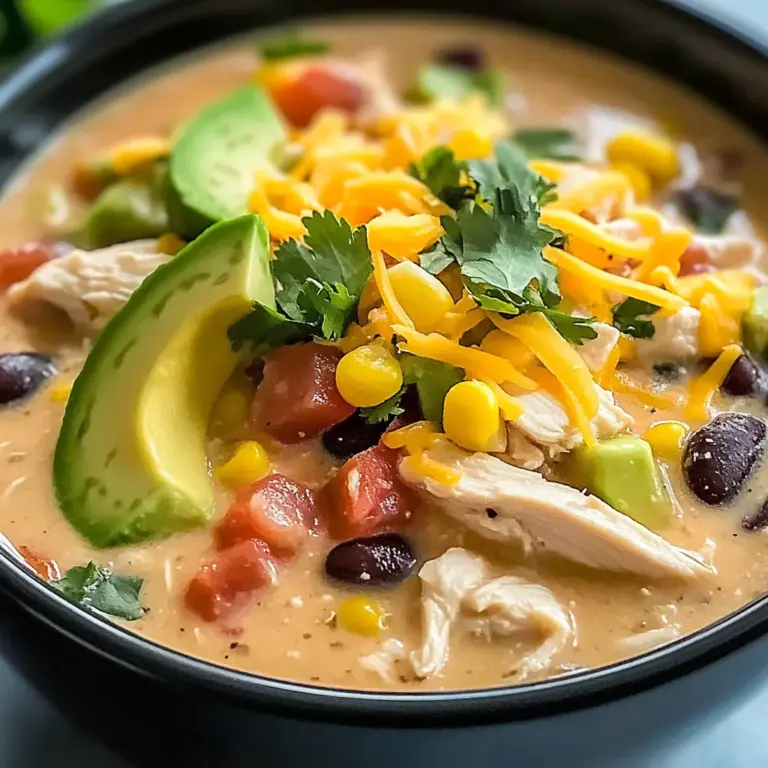 Crockpot White Chicken Chili – Easy, Creamy & Hearty