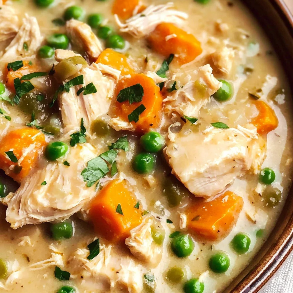 Crustless Chicken Pot Pie