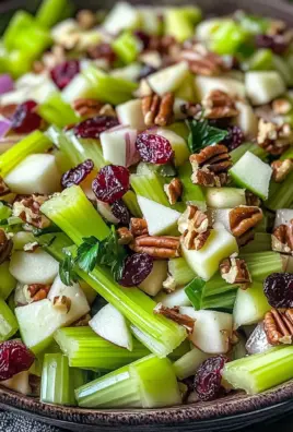 Delicious Harvest Celery Salad with Sweet Maple-Pecan Twist