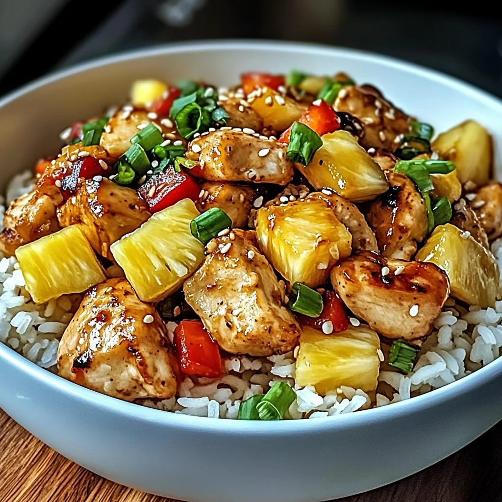 Discover the Joy of Pineapple Chicken and Rice in 30 Minutes!
