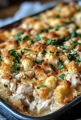 Dolly’s Chicken and Stuffing Casserole
