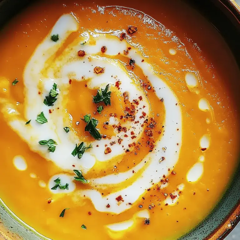 Easy Butternut Squash and Sweet Potato Soup