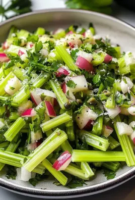 Easy Celery Salad Recipe - A Healthy Earthy Flavor