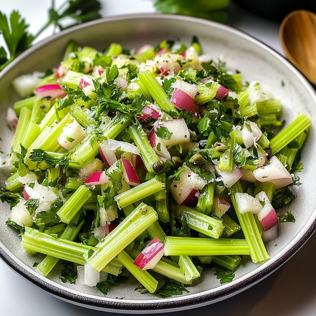 Easy Celery Salad Recipe - A Healthy Earthy Flavor