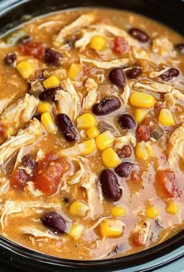 Easy Crock Pot Cream Cheese Chicken Chili