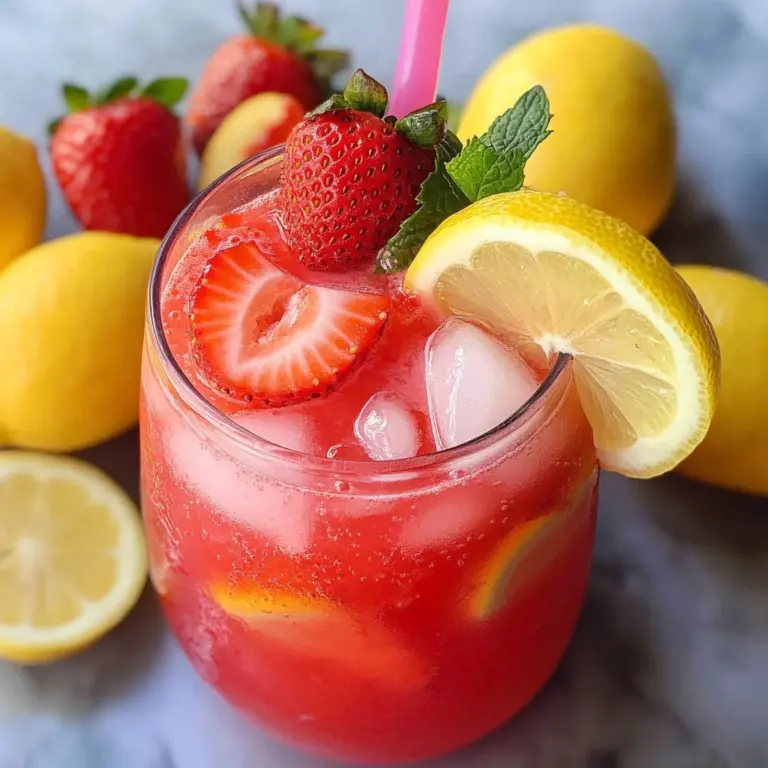 Easy Strawberry Lemonade Recipe