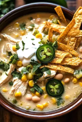Flavorful Crockpot White Chicken Chili Soup