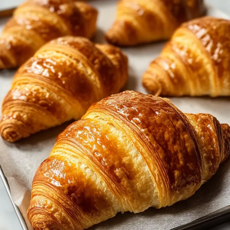 Freshly Baked French Croissants from Paris Recipe