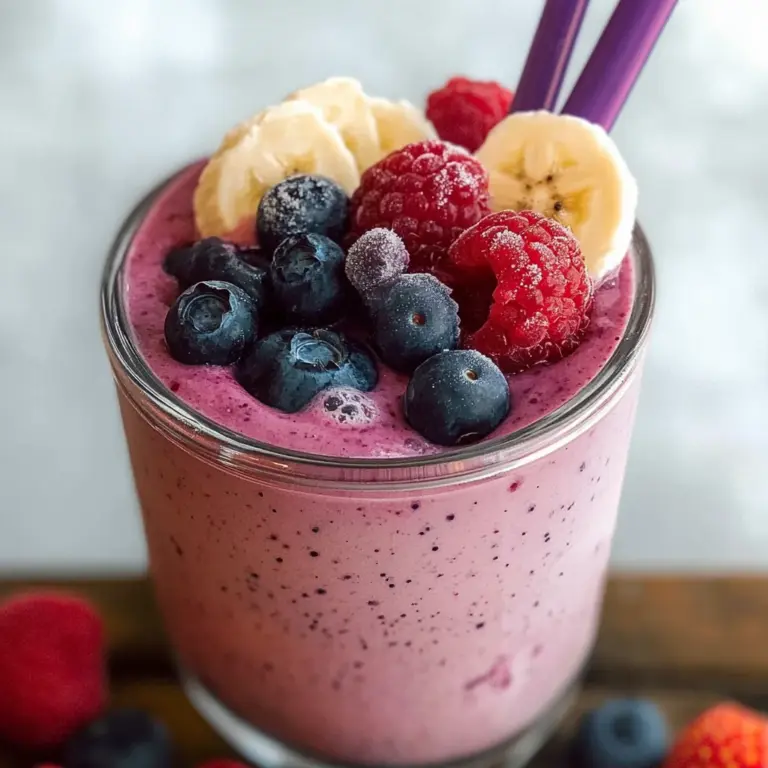 Frozen Mixed Berry Smoothie