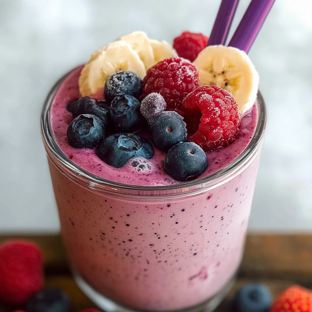 Frozen Mixed Berry Smoothie
