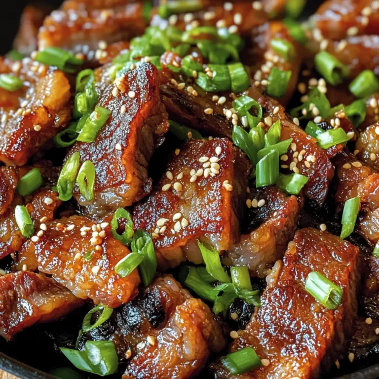 Healthy Korean beef Belly Skillet