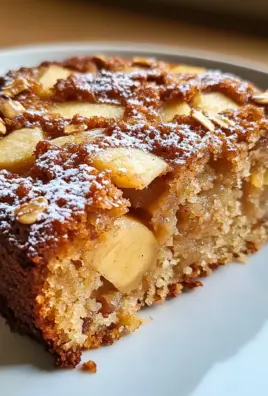 Healthy Oatmeal Apple Cake