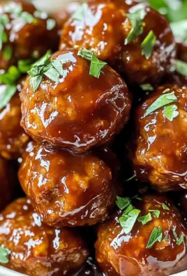Honey BBQ Crockpot Meatballs