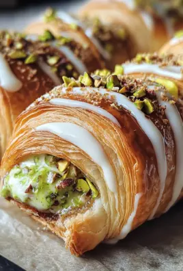 Irresistibly Flaky Pistachio Filled NYC Croissant Rolls