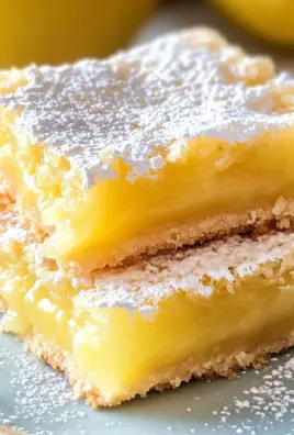 Lemon Bars (with Shortbread Crust!)