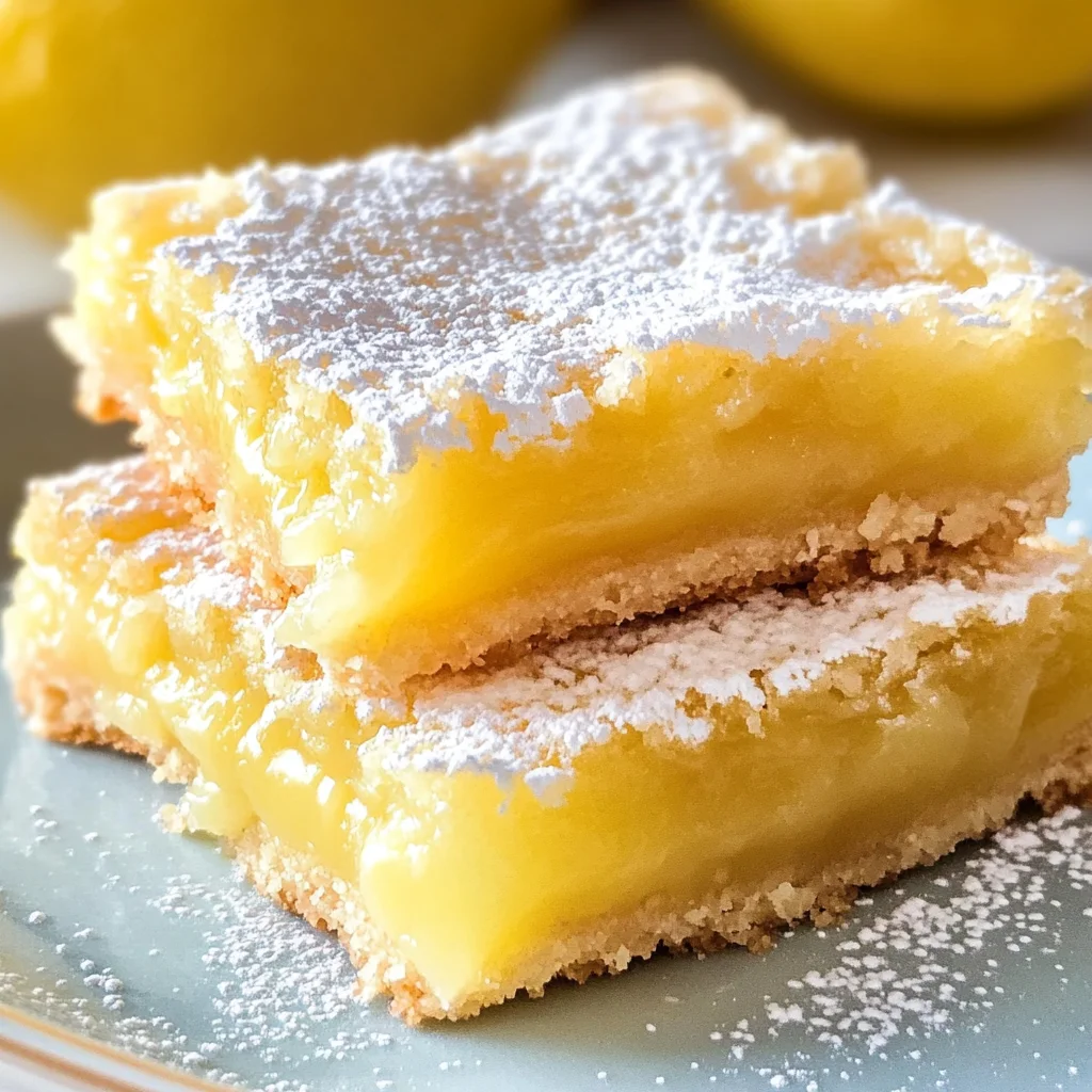 Lemon Bars (with Shortbread Crust!)