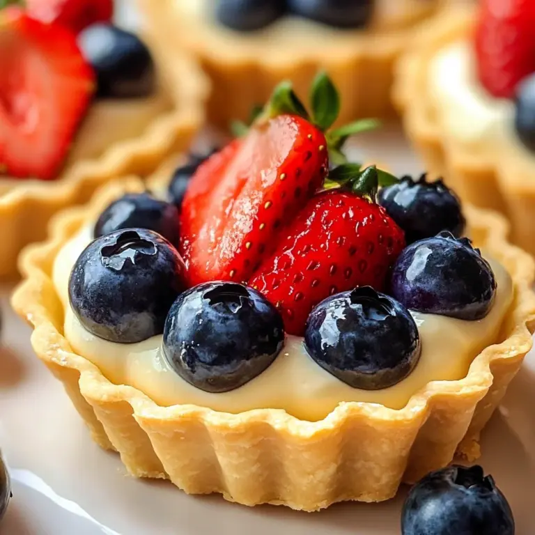 Mini Fruit Tarts With Pastry Cream
