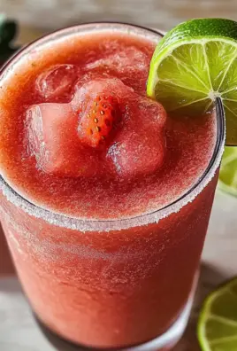 Nonalcoholic Strawberry Margaritas
