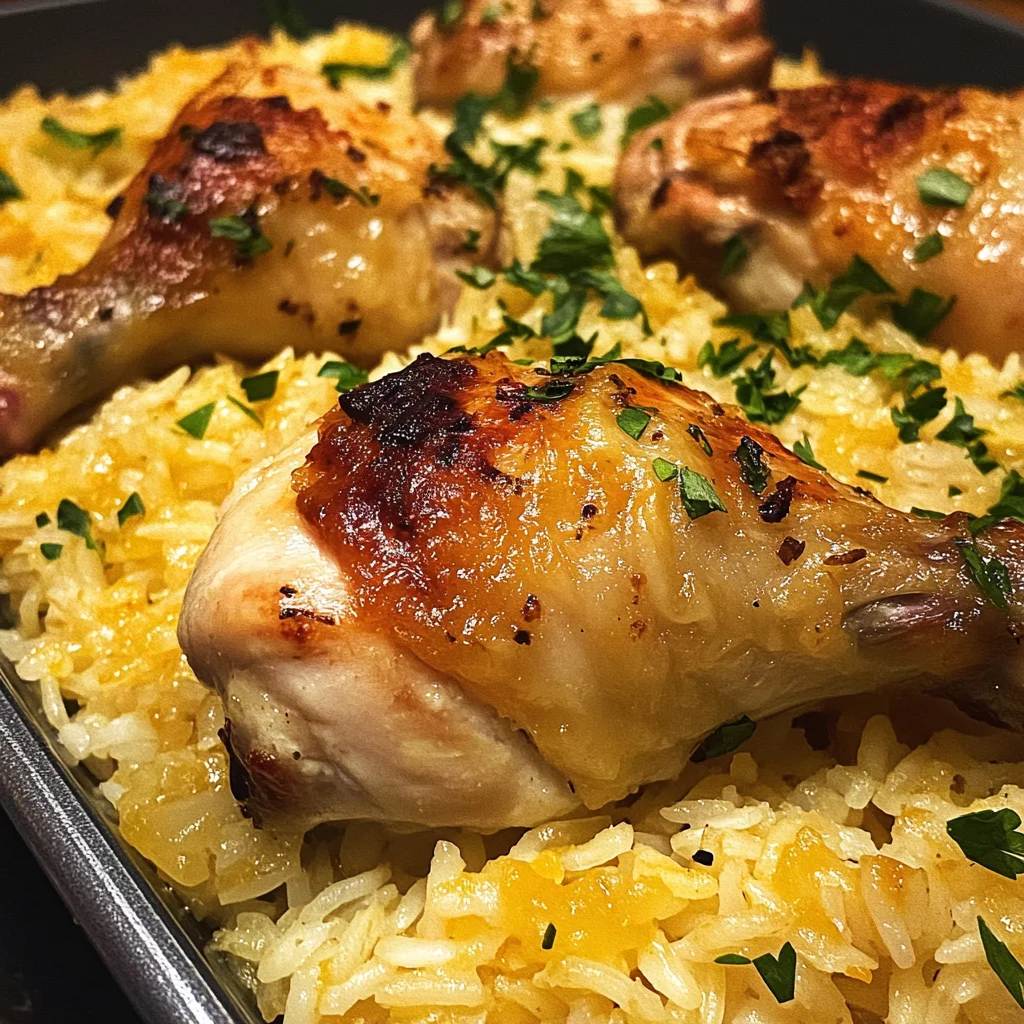 Oven Baked Chicken and Rice Recipe