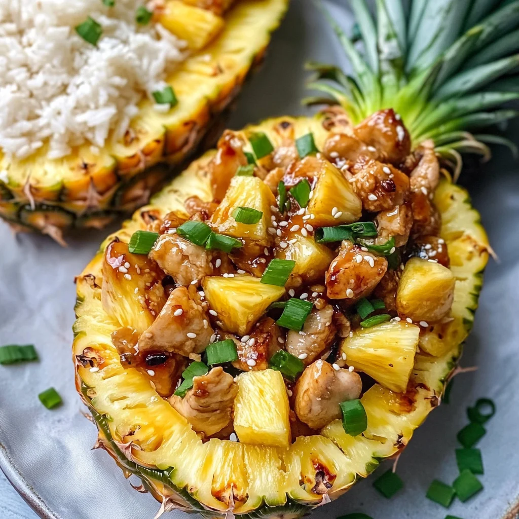 Pineapple Chicken With Rice Recipe