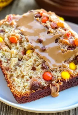 Reese's Pieces Peanut Butter Banana Bread