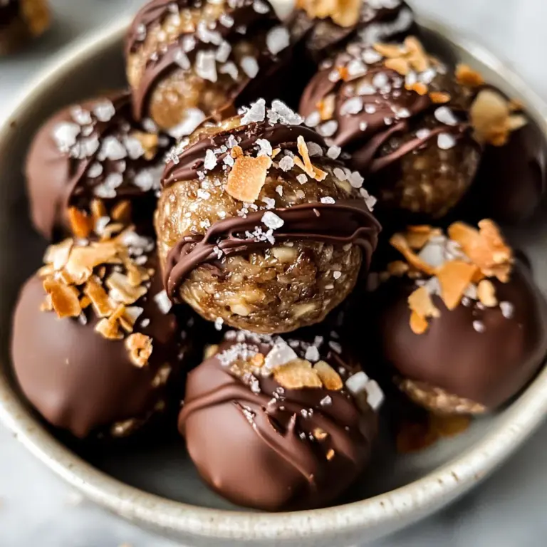 Samoa Cookie Protein Balls