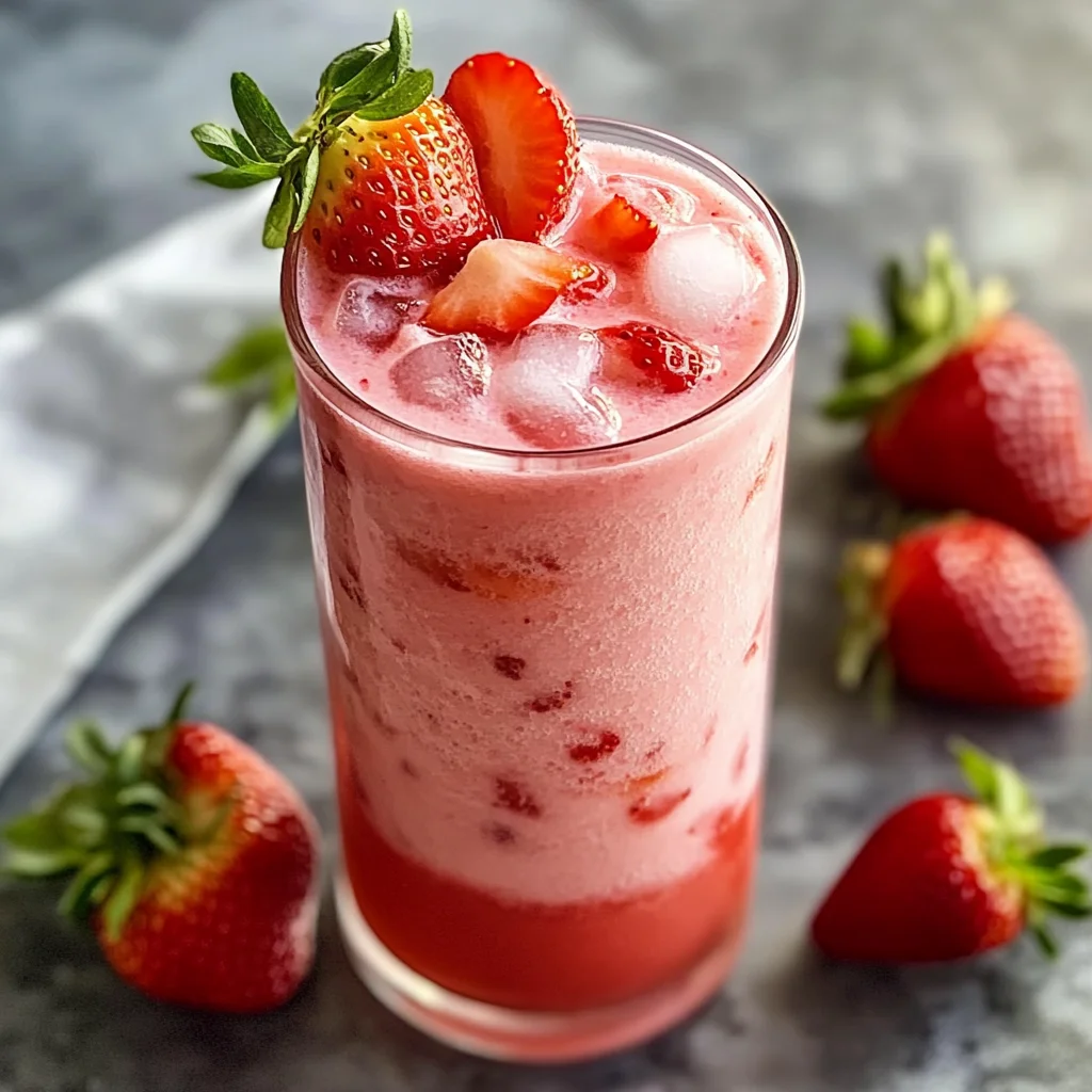 Simple Strawberry Agua Fresca - Alrightwithme